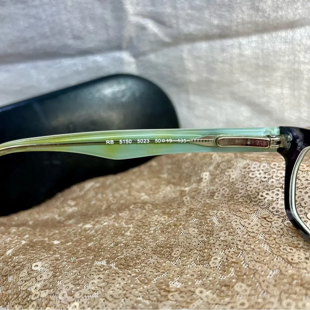 Ray Ban Frames - RB 5150 5023 50 19 135 Brown Tortoise Designer Frames with Case